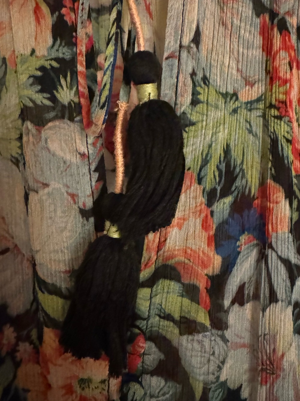 Anthropologie Floral Dress in Blue, Green, Pink - Picture 6 of 9